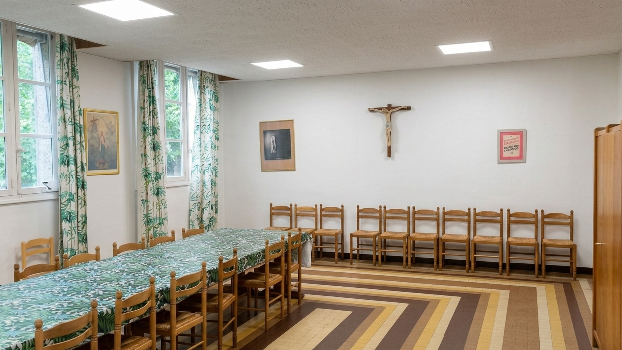 Le réfectoire du sanctuaire