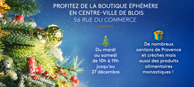 La boutique éphémère de Noël