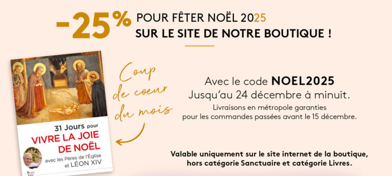 -25% pour Noël 2025 !